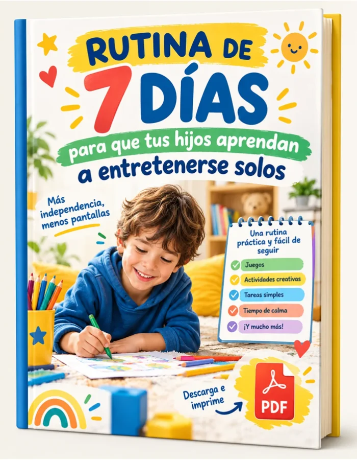 Planificador semanal infantil de 7 días